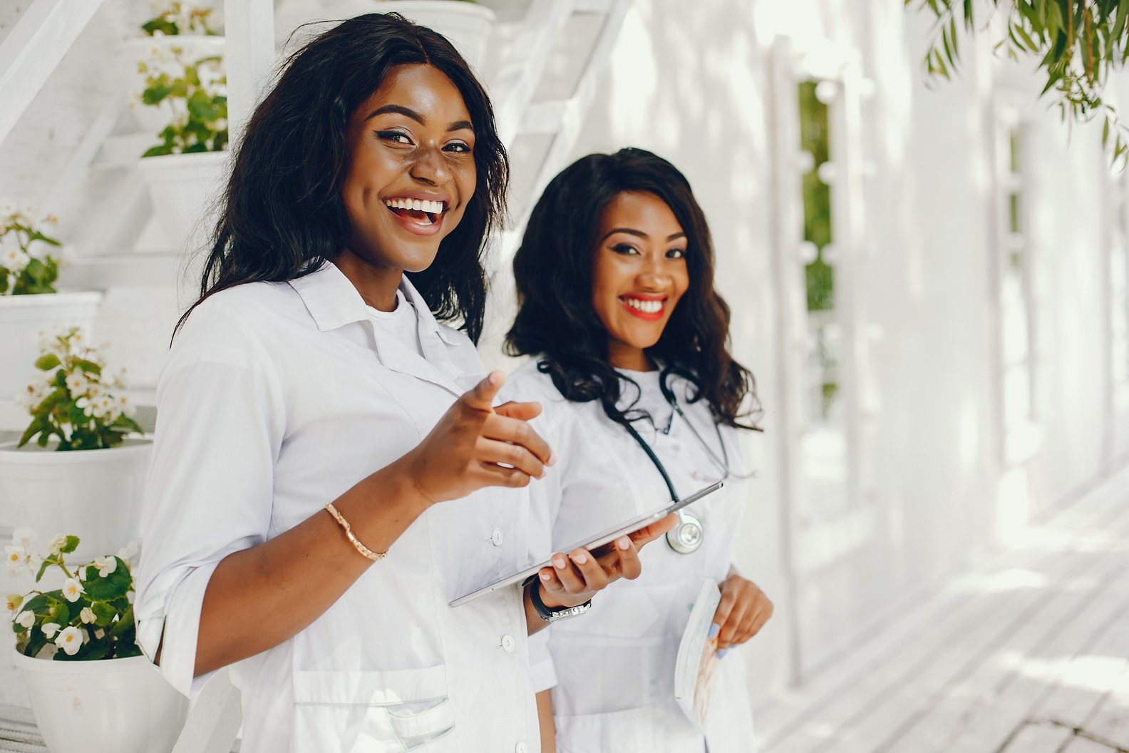 Black Women with Stethoscope